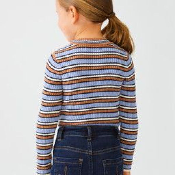 Abel & Lula Knitwear Multi meisjes (Pull knitwear gestreept - 5820-040) - Victor & Camille Destelbergen