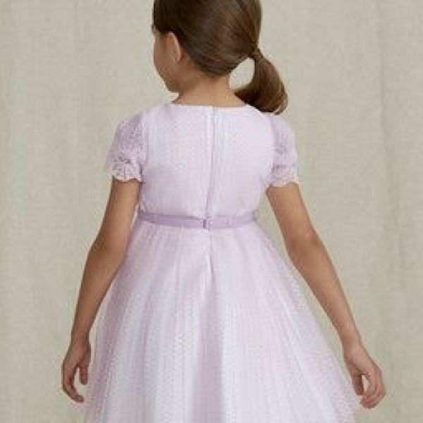 Abel & Lula Jurk Paars meisjes (Tule dress  Mauve - 5022-014) - Victor & Camille Destelbergen