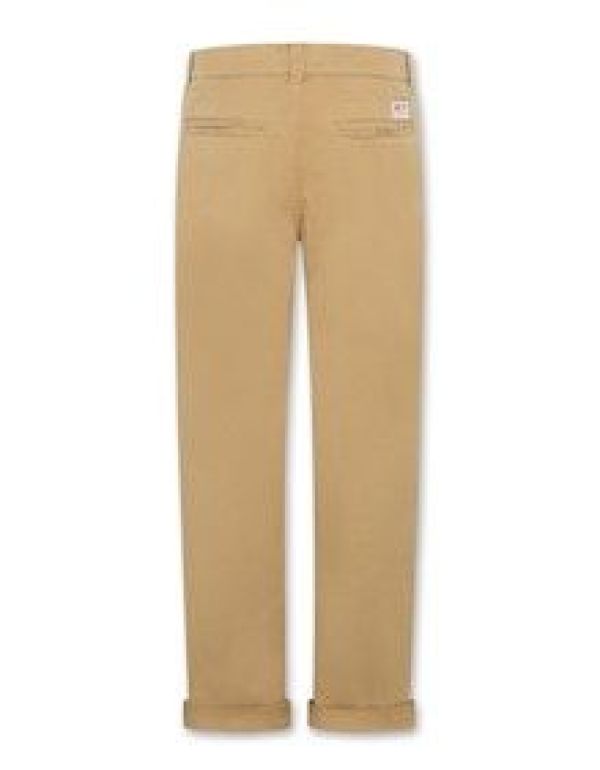 AO76 Broek Beige jongens (Barry chino pants dune - 224-2620-800 dune) - Victor & Camille Destelbergen