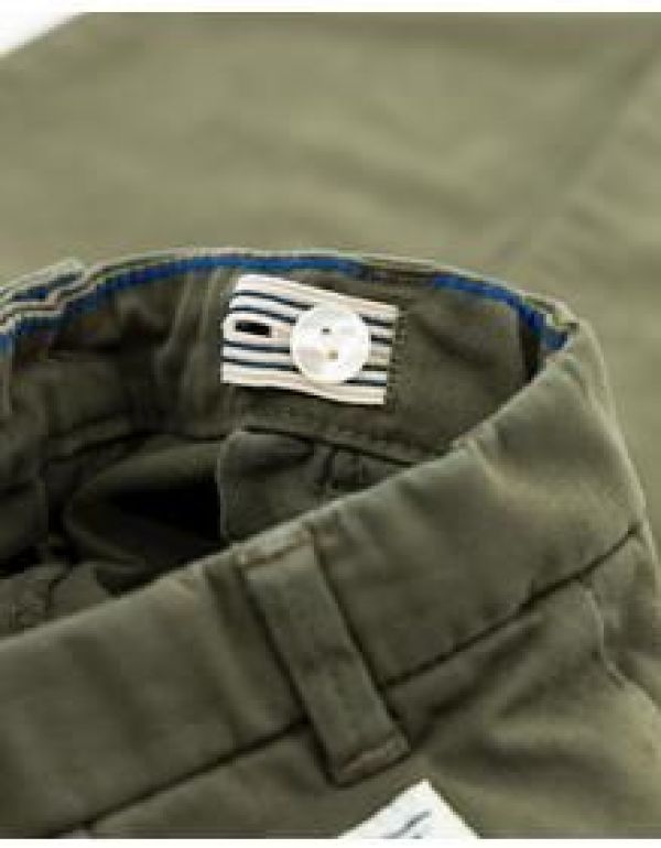 AO76 Broek Groen jongens (Broek barry chino olive - 223-2620-500) - Victor & Camille Destelbergen