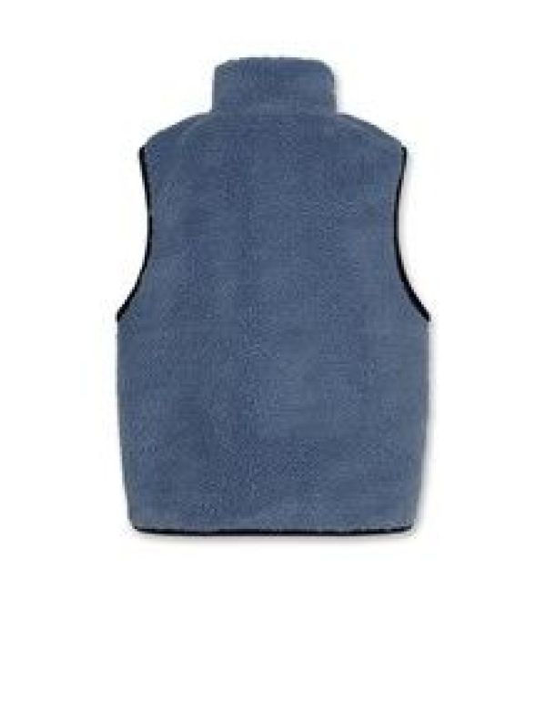 AO76 Bodywarmer Blauw jongens (Ferdinand bodywarmer - 224-2800-920) - Victor & Camille Destelbergen