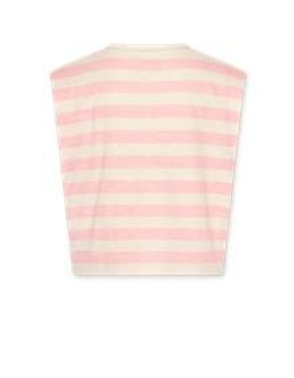 AO76 Topje Roze meisjes (Lora T-shirt stripes - 124-1010-155) - Victor & Camille Destelbergen
