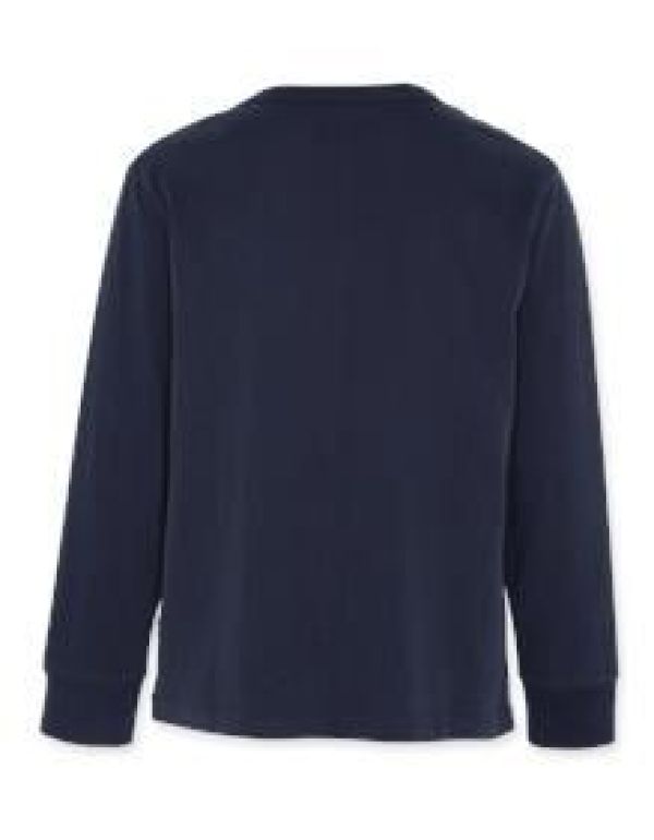 AO76 T-shirt l/s Blauw jongens (Lucas T-shirt moonlight - 223-2045-113) - Victor & Camille Destelbergen