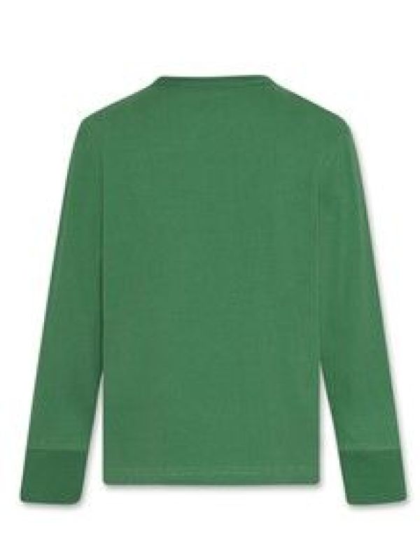 AO76 T-shirt l/s Groen jongens (Lucas T-shirt mountain green - 224-2045-112) - Victor & Camille Destelbergen