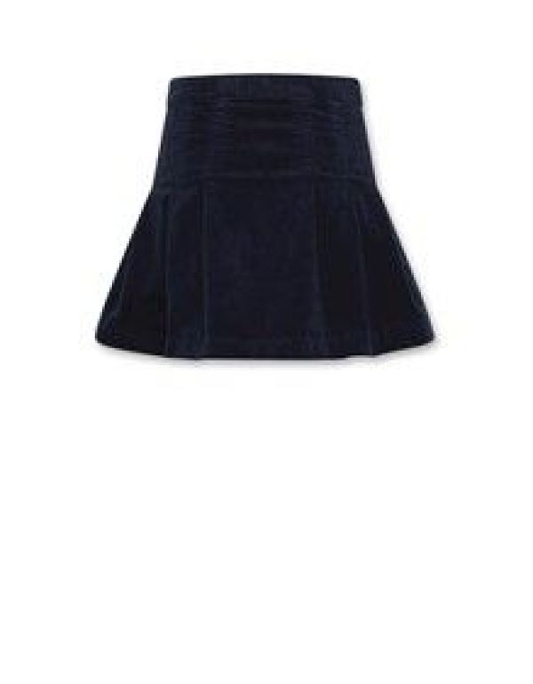 AO76 Rok Blauw meisjes (Philo cord skirt navy - 224-1414-720 navy) - Victor & Camille Destelbergen