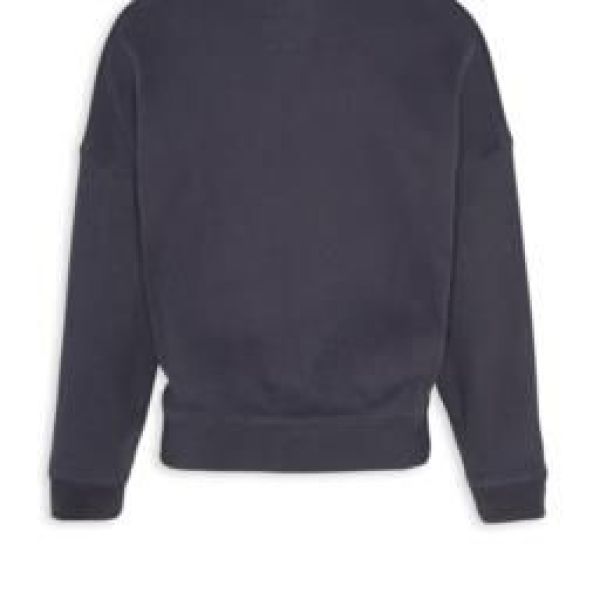AO76 Sweater Zwart meisjes (Sweater Oversized  zwart - 122-1125-606) - Victor & Camille Destelbergen
