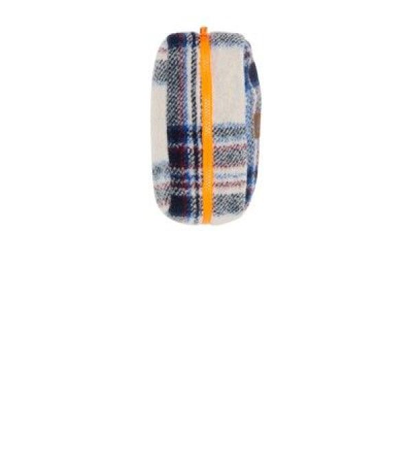 AO76 Tassen Blauw meisjes (Willy check bag - 224-1931-400) - Victor & Camille Destelbergen