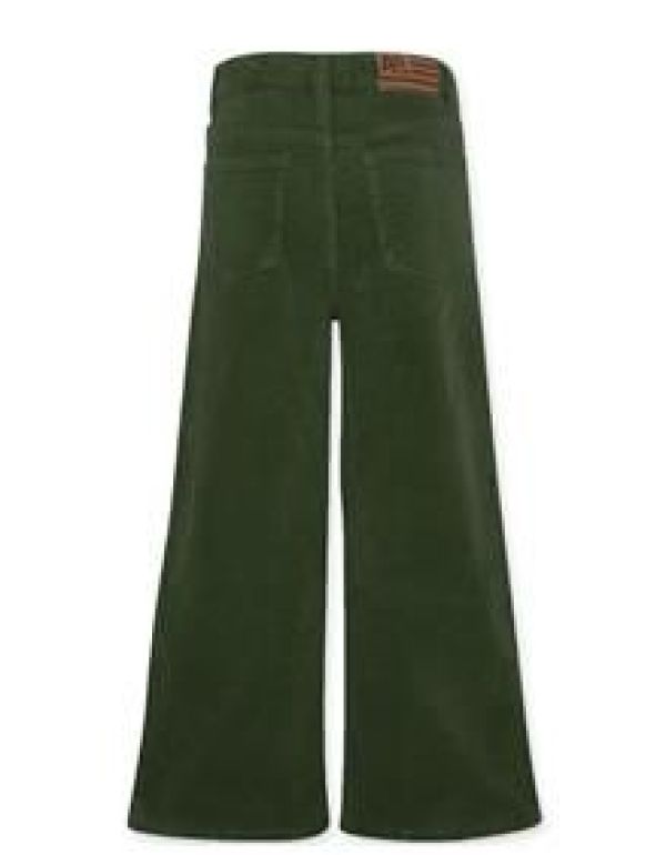 AO76 Broek Groen meisjes (Zina cord pants green school green - 224-1680-720) - Victor & Camille Destelbergen