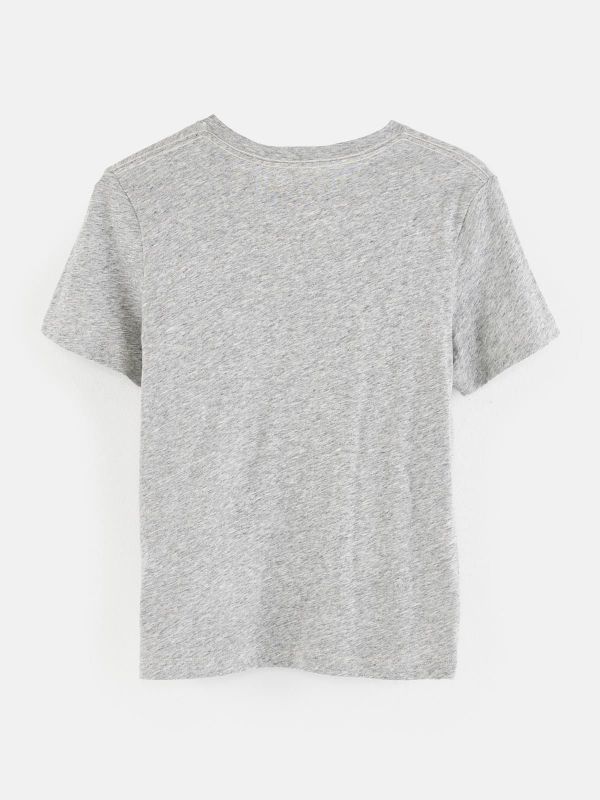 Bellerose T-shirt s/s Grijs jongens (Aldo T-shirt s/s H.Grey - BK201375 T1411-008) - Victor & Camille Destelbergen