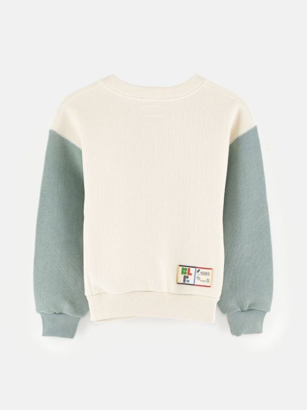 Bellerose Sweater Groen meisjes (Fadoly sweater sugarcane - BK242305 T1510S-631) - Victor & Camille Destelbergen