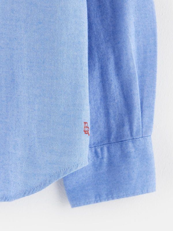 Bellerose Hemd Blauw jongens (Ganix12 blue - BK212451 F1755-050) - Victor & Camille Destelbergen