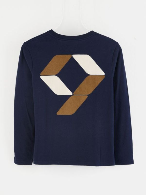 Bellerose T-shirt l/s Blauw jongens (Kenno42 parker - BK242357 T1485N-711) - Victor & Camille Destelbergen