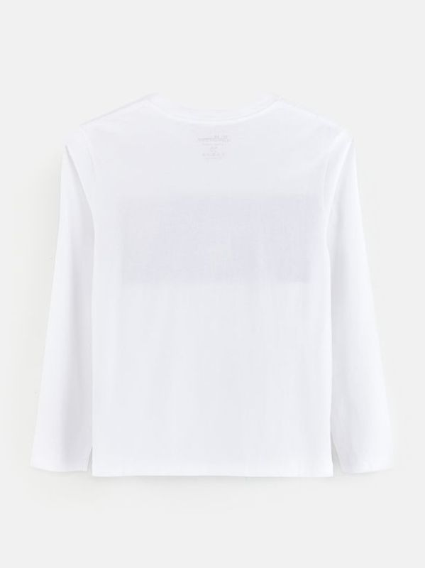 Bellerose T-shirt l/s Wit jongens (Kenno42 white - BK242357 T1485B-010) - Victor & Camille Destelbergen