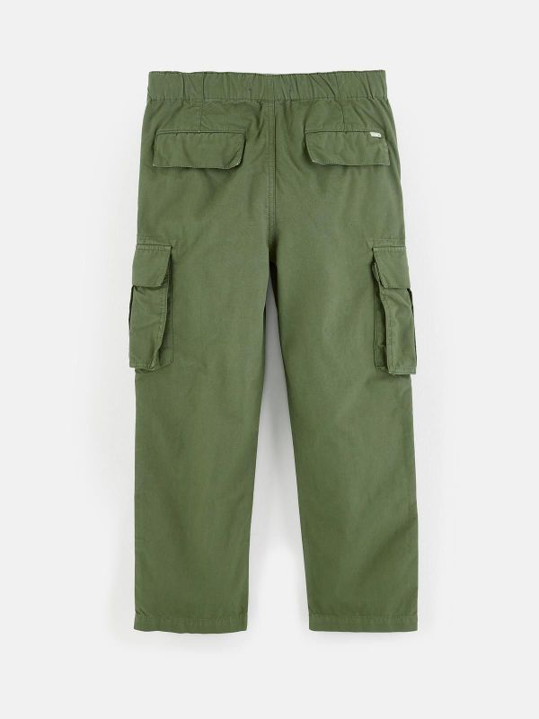 Bellerose Broek Groen jongens (Pazy42 pants army - BK242156 R0904-039) - Victor & Camille Destelbergen