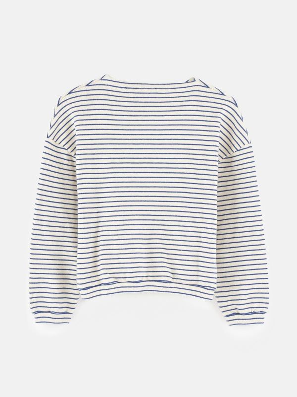 Bellerose T-shirt l/s Multi meisjes (Vaso42 l/s shirt strip - BK242314 T1721-STA) - Victor & Camille Destelbergen