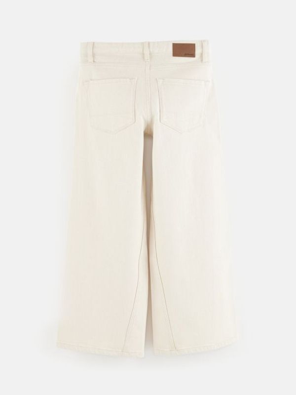 Bellerose Broek Offwhite meisjes (Wanda pants ecru - BK242103 D0532-012) - Victor & Camille Destelbergen