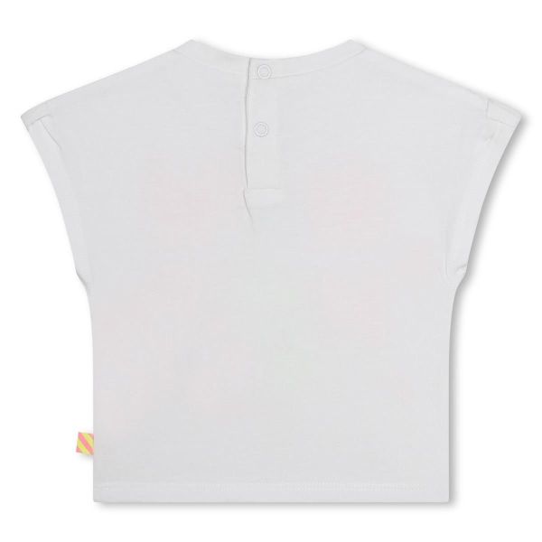 Billieblush T-shirt s/s Wit baby meisjes (Tee-shirt manches courtes blanc - U20039) - Victor & Camille Destelbergen