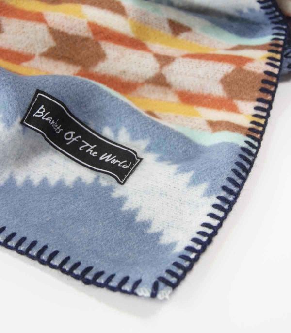 Blankets of the world Bed Multi baby's (Blanket Baby Mapu blue - Baby Mapu blue) - Victor & Camille Destelbergen