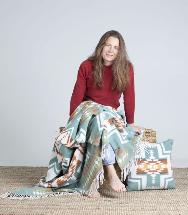 Blankets of the world Bed Multi  (Blanket Cherokee Jade - Cherokee Jade) - Victor & Camille Destelbergen