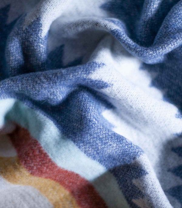 Blankets of the world Bed Multi  (Blanket Mapu blue - Mapu blue) - Victor & Camille Destelbergen