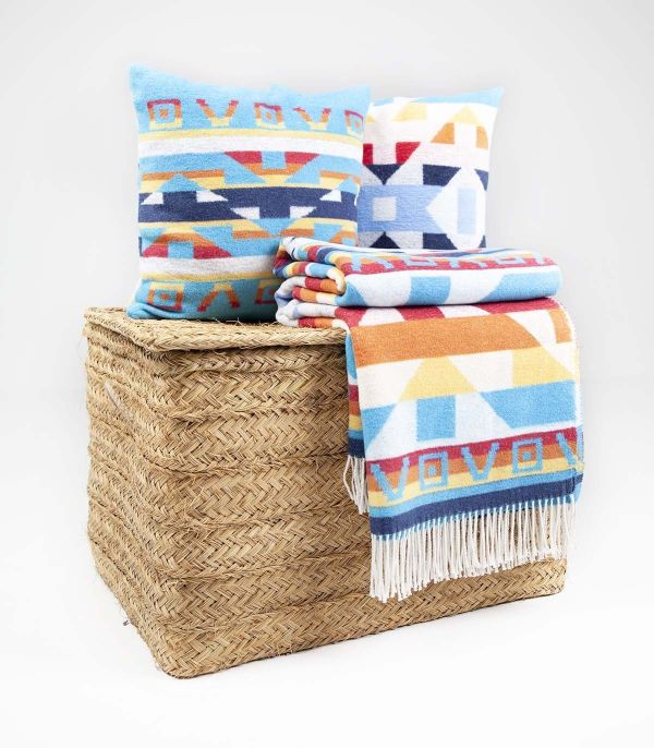 Blankets of the world Bed Multi  (Blanket zapotec blue - Zapotec blue) - Victor & Camille Destelbergen