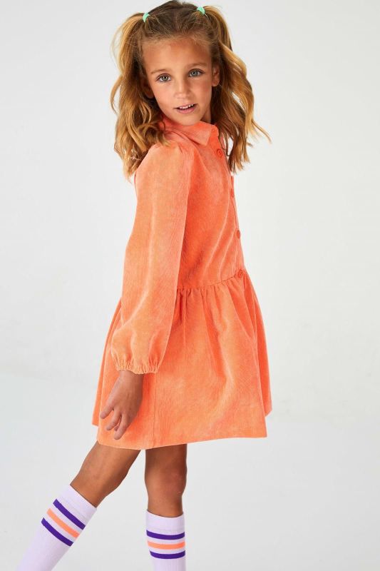 Blue Bay Jurk Oranje meisjes (Dress Mia - 83120224) - Victor & Camille Destelbergen