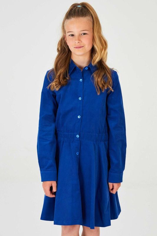 Blue Bay Jurk Blauw meisjes (Dress Mirthe dark blue - 83122324) - Victor & Camille Destelbergen