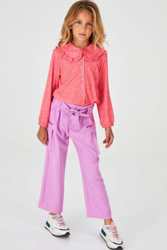 Blue Bay Broek Paars meisjes (Trouser Lucille lila - 83330924) - Victor & Camille Destelbergen