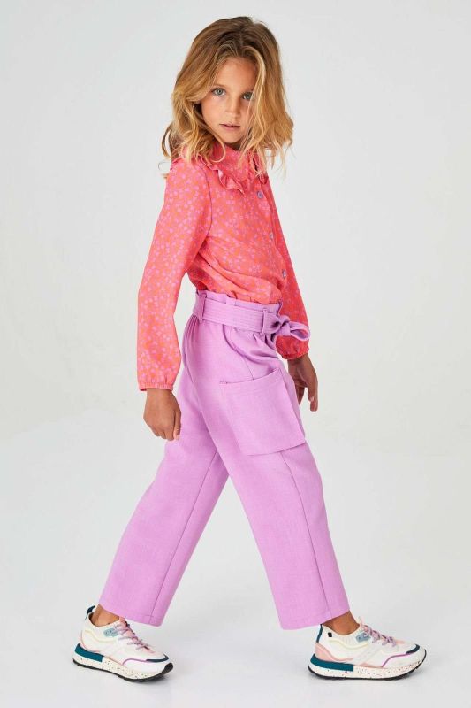 Blue Bay Broek Paars meisjes (Trouser Lucille lila - 83330924) - Victor & Camille Destelbergen