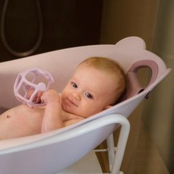 Bo Jungle Bijtring Roze baby's (Silicone bal pink - B910420) - Victor & Camille Destelbergen