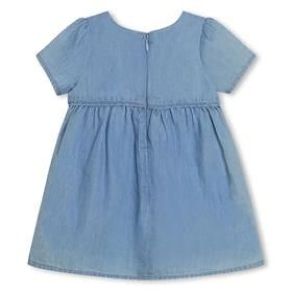 Carrement Beau Jurk Denim blue baby meisjes (Denim jurkje blauw - Y30089) - Victor & Camille Destelbergen
