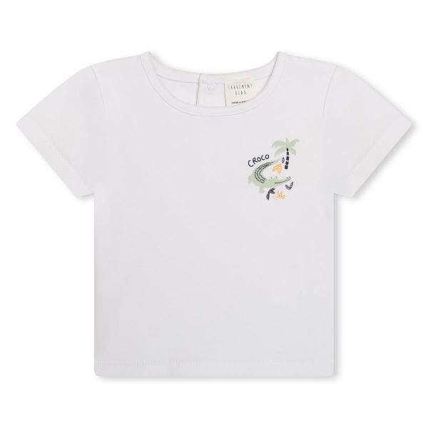 Carrement Beau Set T-shirt + short Multi baby jongens (Ensemble T-shirt + short blanc - Y30136) - Victor & Camille Destelbergen