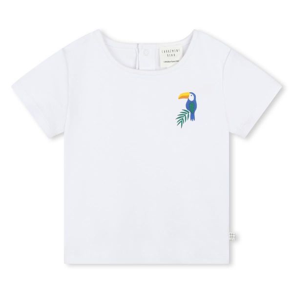 Carrement Beau Set T-shirt + short Multi baby jongens (Ensemble T-shirt + short ecru - Y30134) - Victor & Camille Destelbergen