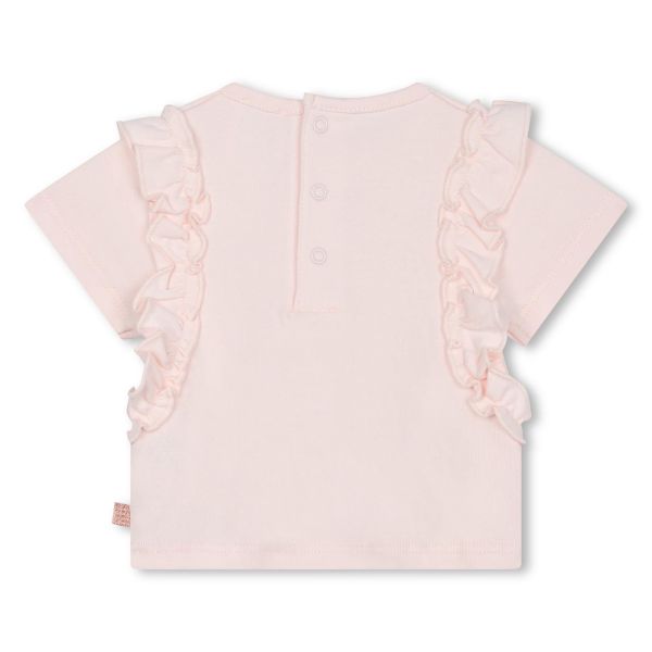 Carrement Beau Set T-shirt + short Roze baby meisjes (Ensemble T-shirt + short litchi - Y30012) - Victor & Camille Destelbergen