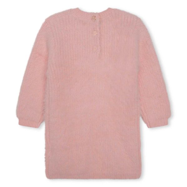 Carrement Beau Jurk Roze baby meisjes (Robe gebreid rose candy - Y02112) - Victor & Camille Destelbergen