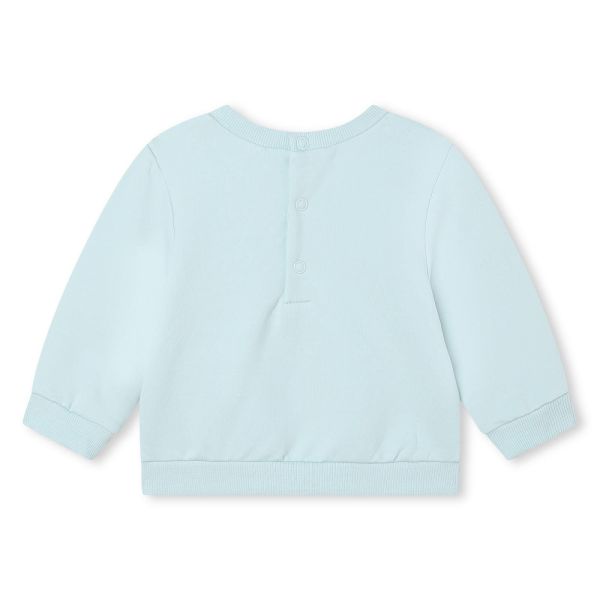 Carrement Beau Sweater Groen baby jongens (Sweater vert d'eau - Y05288) - Victor & Camille Destelbergen