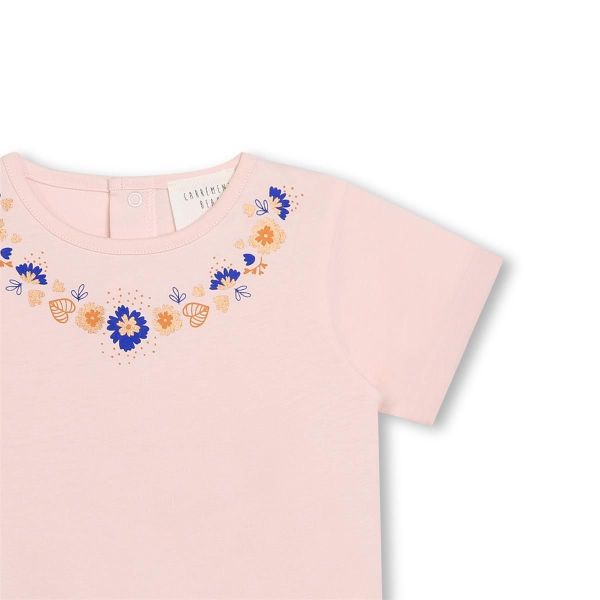 Carrement Beau T-shirt s/s Roze baby meisjes (Tee-shirt korte mouw litchi - Y30117) - Victor & Camille Destelbergen