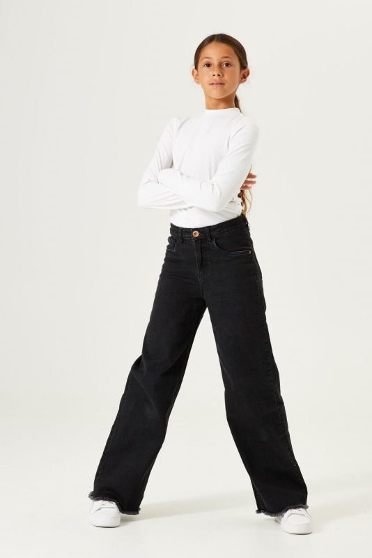 Garcia Jeansbroek Grijs meisjes (Annemay wide pants dark used - 551-9431) - Victor & Camille Destelbergen