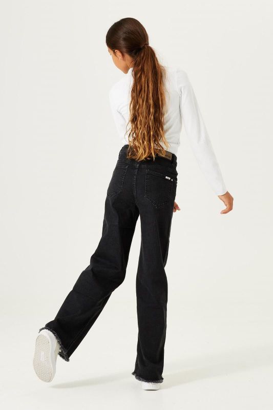 Garcia Jeansbroek Grijs meisjes (Annemay wide pants dark used - 551-9431) - Victor & Camille Destelbergen