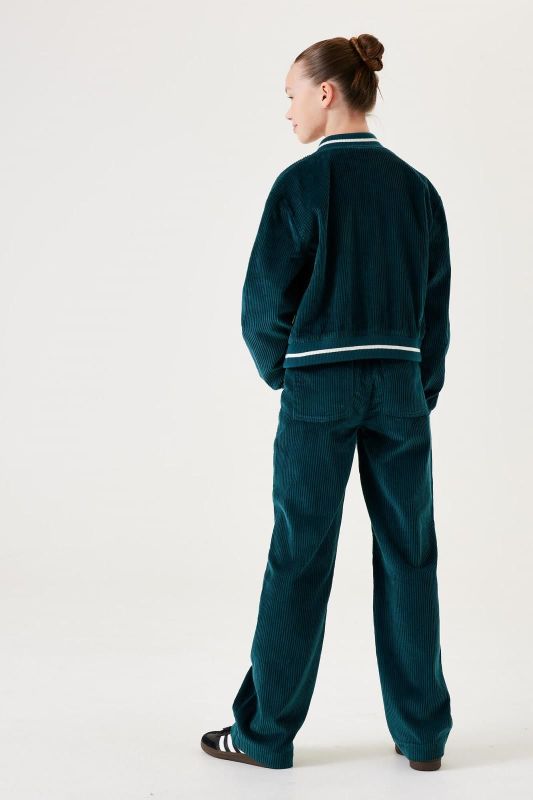 Garcia Broek Groen meisjes (Corduroy pants petrol - U42523-3572) - Victor & Camille Destelbergen