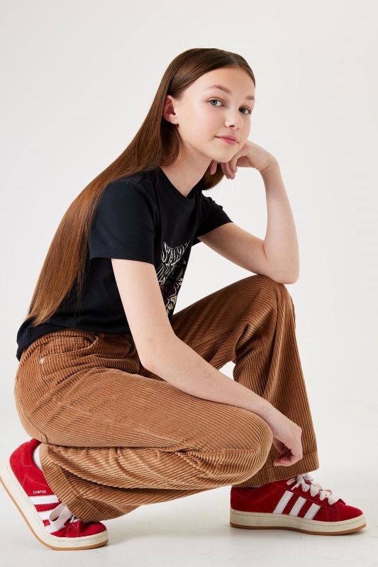 Garcia Broek Bruin meisjes (Corduroy pants sugar brown - T42724-5182) - Victor & Camille Destelbergen