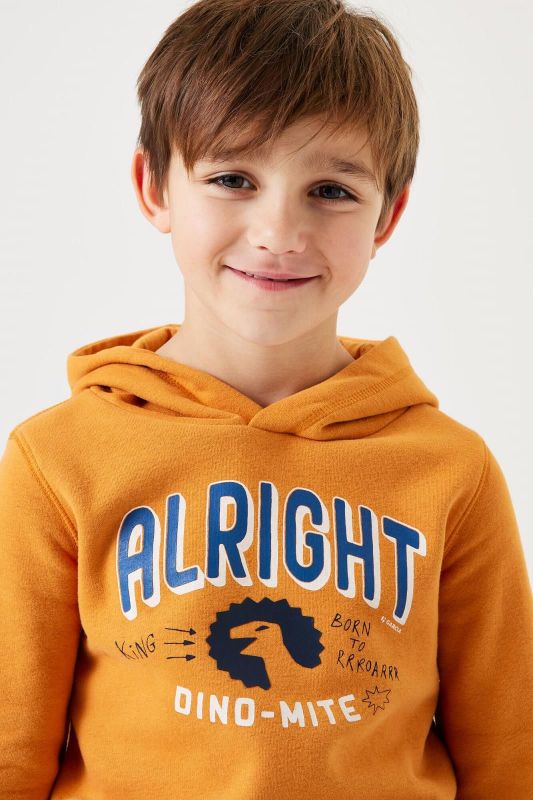 Garcia Hoodie Oranje jongens (Hoodie dino-mite Halloween - U45460-6631) - Victor & Camille Destelbergen