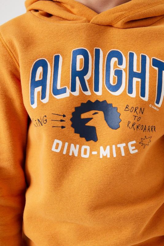 Garcia Hoodie Oranje jongens (Hoodie dino-mite Halloween - U45460-6631) - Victor & Camille Destelbergen