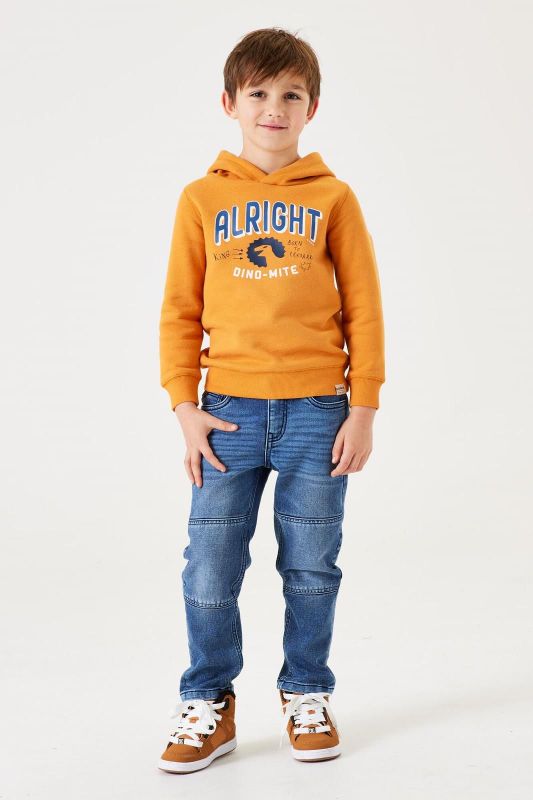 Garcia Hoodie Oranje jongens (Hoodie dino-mite Halloween - U45460-6631) - Victor & Camille Destelbergen