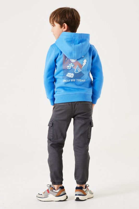 Garcia Hoodie Blauw jongens (Hoodie just smile water - T45662-8972) - Victor & Camille Destelbergen