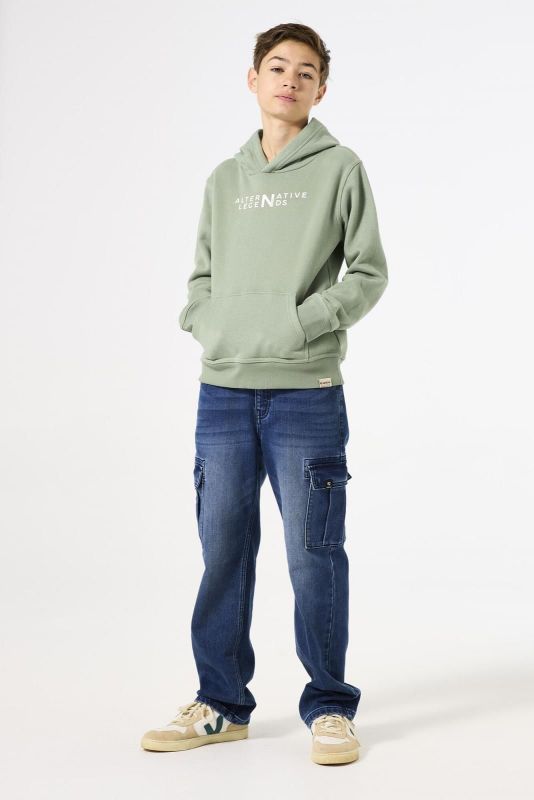 Garcia Hoodie Groen jongens (Hoodie legends rucola - U43461-8245) - Victor & Camille Destelbergen