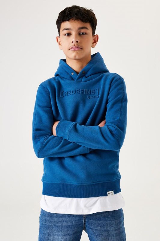 Garcia Hoodie Blauw jongens (Hoodie redefine dew blue - T43667-5475) - Victor & Camille Destelbergen