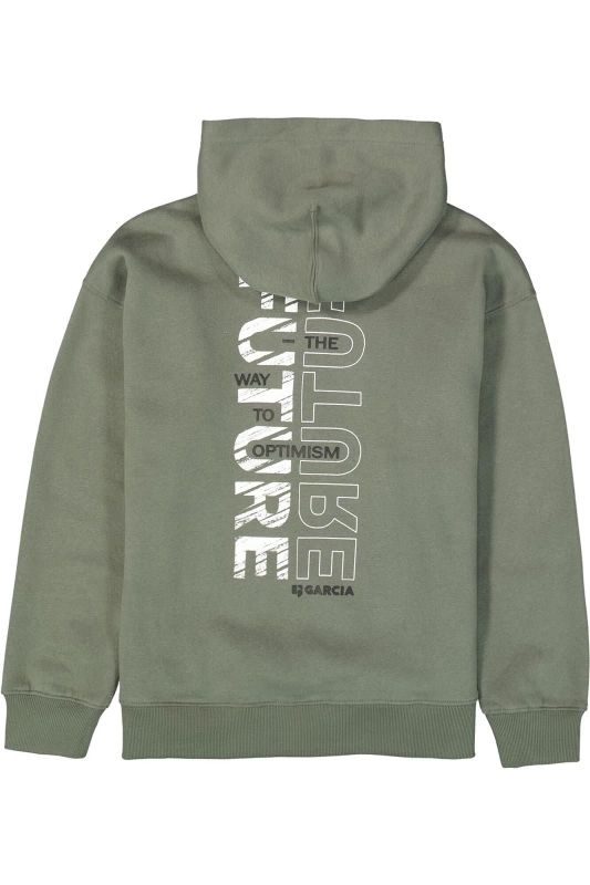 Garcia Hoodie Groen jongens (Hoodie w zip Future Kale - T43666-7081) - Victor & Camille Destelbergen