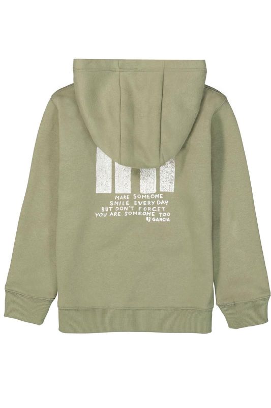 Garcia Hoodie Beige jongens (Hoodie with zip beetle - T45663-2758) - Victor & Camille Destelbergen