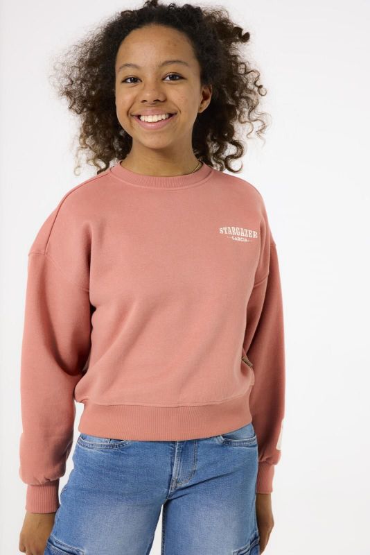 Garcia Sweater Roze meisjes (Sweater dark blush - U42461-7525) - Victor & Camille Destelbergen